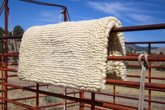 32x32x2 Pulled Wool Saddle Pad