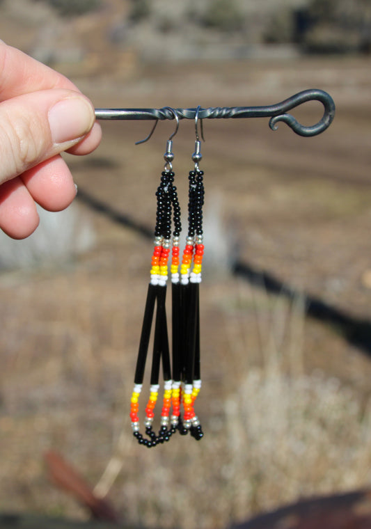 Multi Color Dangle Earrings