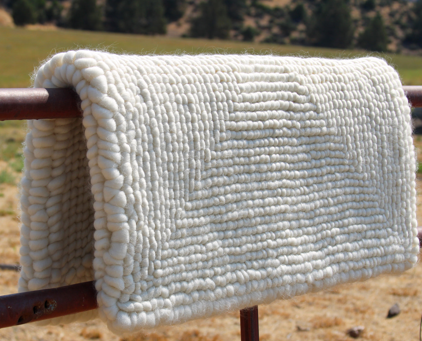32x32x2 Pulled Wool Saddle Pad