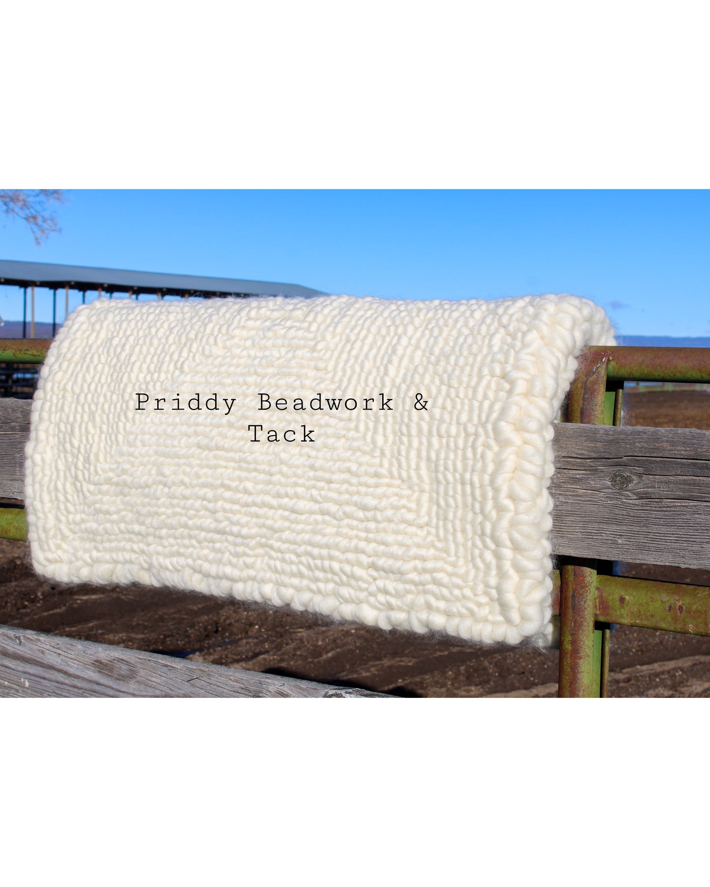 32x32x2 Pulled Wool Saddle Pad